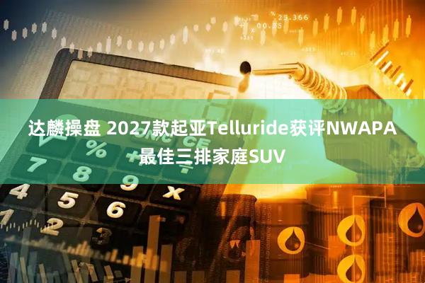 达麟操盘 2027款起亚Telluride获评NWAPA最佳三排家庭SUV